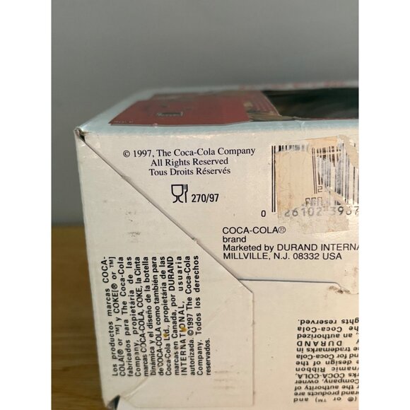 Coca-Cola Santa Glass Mug 20 3/4 Oz 1997 Vintage Christmas Edition NOS - Picture 6 of 6